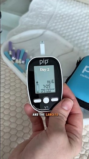 Pip Blood Glucose Monitor Kit - 50 Test Strips, Preloaded Lancets & Case | Rewiew