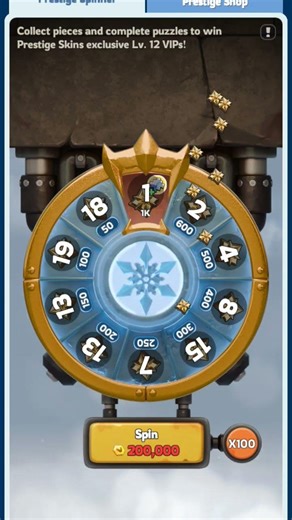 200k VIP prestige for a single puzzle piece #wos #cityskin #vipprestige