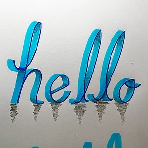 3.2K views · 58 reactions | Amazing floating word drawing #painting #wordart | Md. Takbir Hossain | Facebook