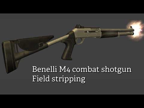Benelli M4 semi-automatic shotgun, Field Stripping