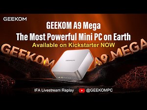 🎥Berlin IFA Live Recap: Full GEEKOM A9 Mega Mini PC Launch Event Replay#geekom #minipc #computer