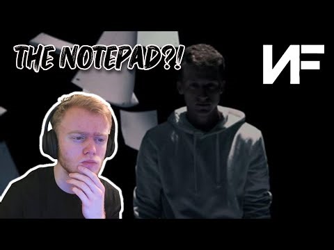 IS HE TALKING TO HIS NOTEPAD?! | NF - NOTEPAD Reaction | FIRST TIME REACTION!