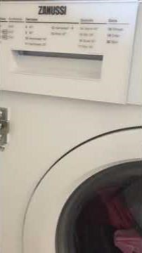 Zanussi integrated washing machine