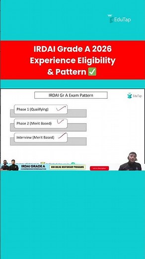 IRDAI Assistant Manager Exam Experience Eligibility & Exam Pattern Explained