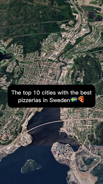 The top 10 cities with the best pizzerias in Sweden🇸🇪🍕 #top10 #toplist #europe #scandinavia #sweden