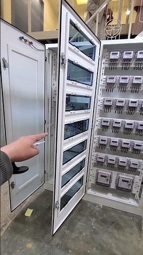 400 amp meter panel ( single phase and 3 phase meters with breakers )