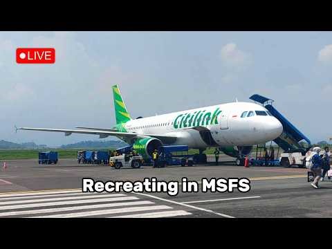 (Live) Recreating my Actual Flight from Yesterday in Microsoft Flight Simulator 2020 MLG - CGK