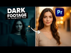 How To LIGHTEN Dark FOOTAGE In Premiere Pro
