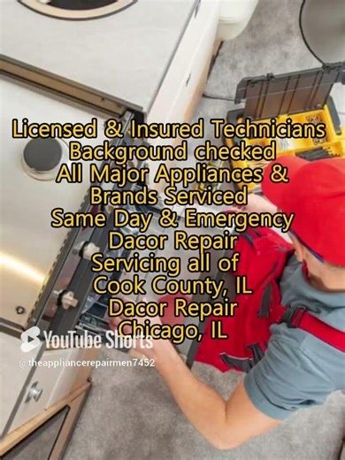 Dacor Repair Chicago, IL 630 454 7692