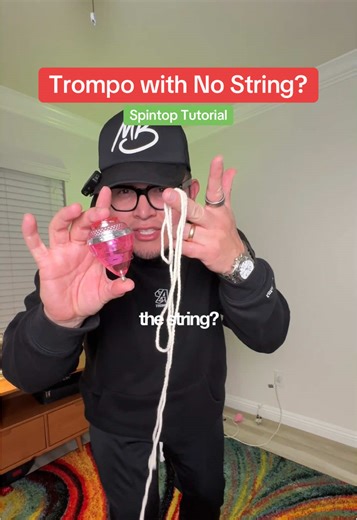 No string? No problem 🌀 #migbee #trompo #spintop #migbeetutorial #fyp