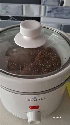 Test run for the small slow cooker #slowcooker #fyp #cooking #cooking