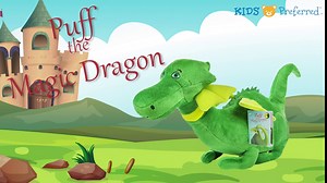 Puff The Magic Dragon Large Plush Toy