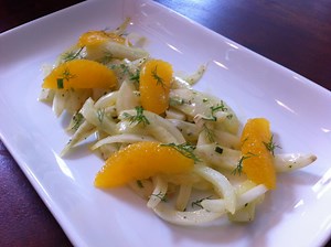 Gedünsteter Fenchelsalat mit Orangenfilets