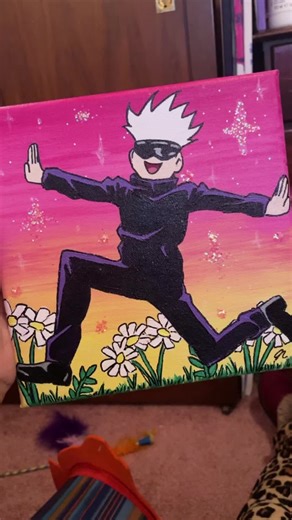 Satoru Gojo Frolicking Through the Flowers