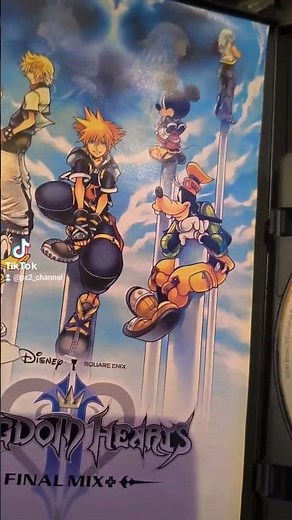 Kingdom Hearts 2 Final Mix NTSC-J PS2 ( une magnifique cover ) 😱😱😱#squareenix #ps2