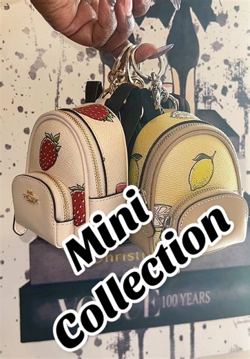 Mini Coach Bag Charm and Coin Purse Collection