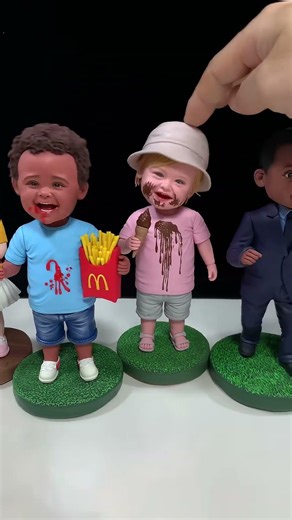 Handmade Clay Bobbleheads Are Rocking! Watch Them Shake with Joy!