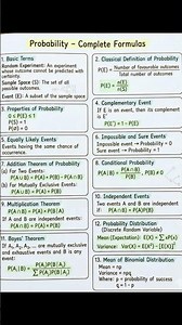 Class 10th Maths | Chapter-14 | Probability | Probability complete formulas | 10th Maths chapter 14