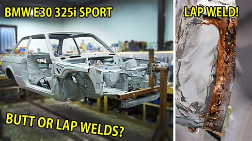 Butt vs. lap welds: Which is better? Rebuilding a BMW E30 Sport