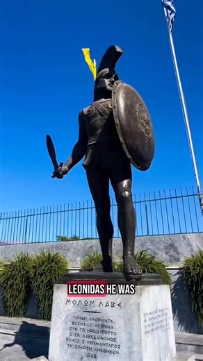 The statue of King Leonidas in Sparta... | Passion4Greece