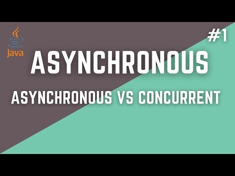 #1 Asynchronous Programming-Asynchronous vs Concurrent