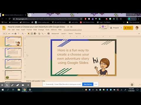 How to Create a Choose Your Own Adventure Story using Google Slides