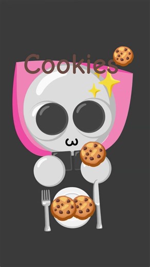 I like cookies and hearty like cookie 🍪 #animation #emojicat