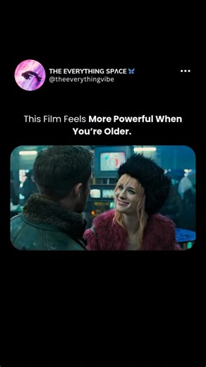 THE EVERYTHING SPΛCE🦋 on Instagram: "📺 Blade Runner 2049 (2017) is a visually stunning sci-fi sequel directed by Denis Villeneuve, following Officer K (Ryan Gosling) as he uncovers a long-buried secret that could shift the balance of society, leading him to the missing former blade runner Rick Deckard (Harrison Ford). Known for its breathtaking cinematography by Roger Deakins, haunting soundtrack, deep themes about identity and humanity, and masterful world-building, the film earned critical a