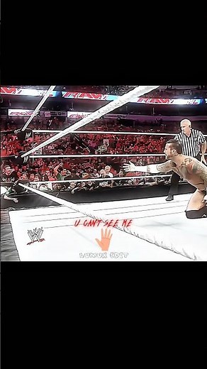"John Cena's Funniest Moment"😂🖐️|WWE Edit| #wwe #johncena