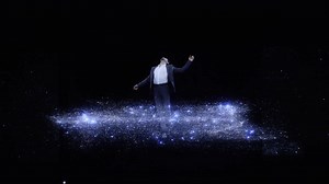 Scrim projection example