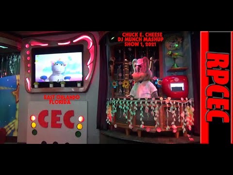 Chuck E. Cheese - DJ Munch Mashup - East Orlando FL - Show 1, 2021