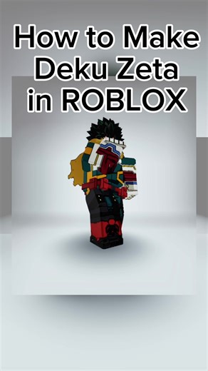 Best Deku Zeta skin in roblox😌#roblox #deku #myheroacademia #mha #foryoupage❤️❤️ thank you my love for the robux🥹❤️