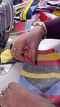 How to make a clothespin bag from leftover fabric in minutes.