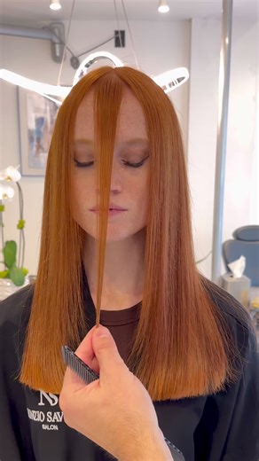 #wispybangs #bangs #faceframinglayers #layeredhaircut #curlingiron #waveshair #hairinspo #hairtok #hairgoals #nunziosavianosalon #nychairstylist #nychairsalon #foryou #fyp