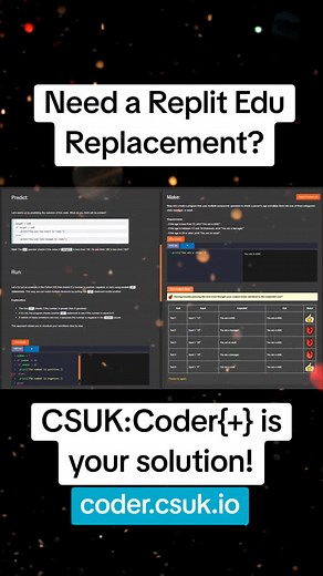 Take Coding Further with CSUK:Coder{ }