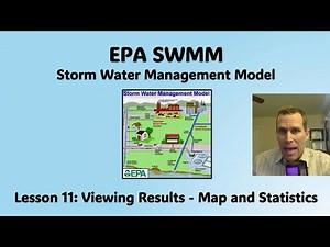 EPA SWMM Lesson 11 - Viewing Results - Map and Statistics
