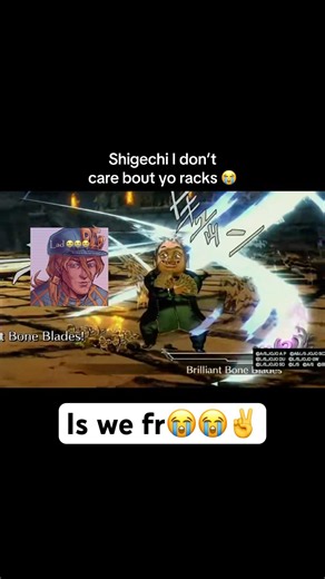 Forgetting Kars is right there 😂 #jjba #shigechi #jobros #jjbamemes