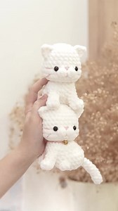 Bundle 4 in 1: Sitting Baby Cat Low Sew Crochet Pattern, Kitten Amigurumi Pattern, Black and White, Calico, Tabby, Siamese Cat - Etsy