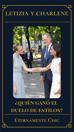 👗Queen Letizia and Charlene of Monaco: The fashion reunion of the year 🌟