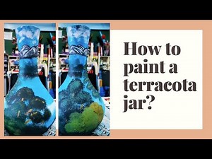 How To paint a clay pot