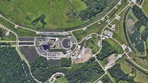 Una animación del complejo de aceleradores de partículas del Fermilab