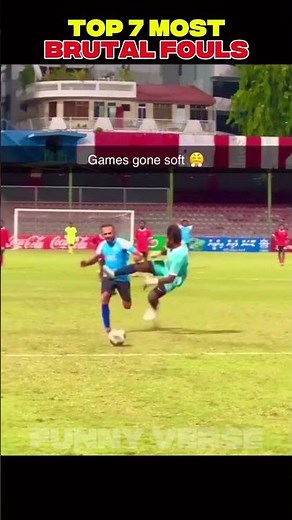 Top 7 Most BRUTAL Fouls in Football History #shorts