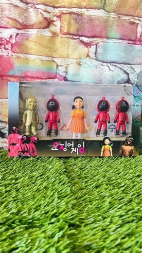 Mainan figure squidgame set #review #mainanviral #squidgame #actionfigures #miniature