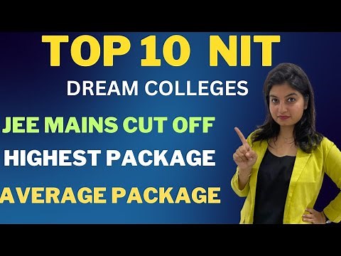 😱Top 10 NITS in India | top 10 nit colleges in india and their cut off | top 10 nit in india 2024