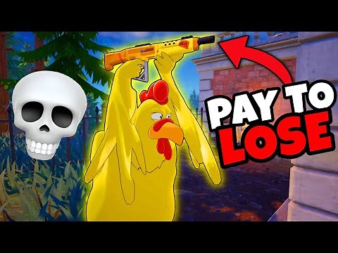 The Giant Chicken Gameplay In Fortnite! (PAY 2 LOSE Skin 💀 - FULL REVIEW)