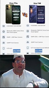 Vivo T5x vs vivo T4R quick information video