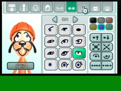 Como hacer el Mii de Goofy en la Wii o Nintendo 3DS y Wii U - Miis de personajes famosos