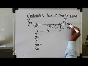 Coulomb's Law in Vector Form | Electrostatics | PHYSICS | Class 12