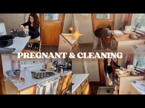 Realistic Kitchen Cleaning Motivation 🤰 Keeping It Real While Pregnant