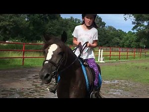 Madeline's first canter